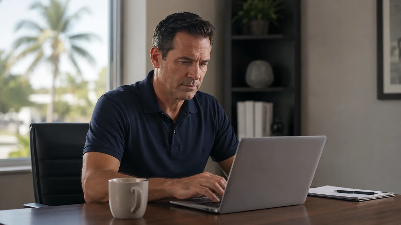 Joe Susaña, Lightning Leads Pro founder, analyzing data on laptop for HVAC lead generation.
