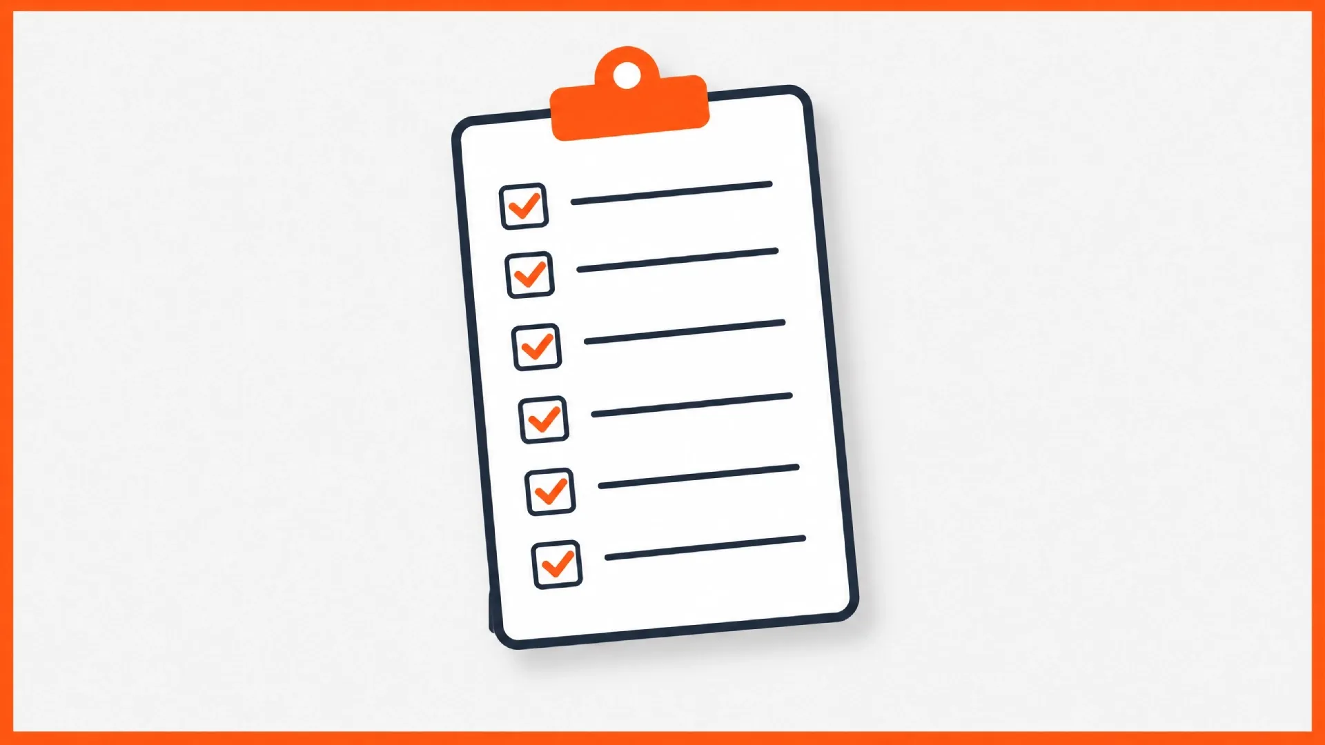 Checklist on a clipboard with checkmarks, representing the Contractor Citation Checklist for local citation building