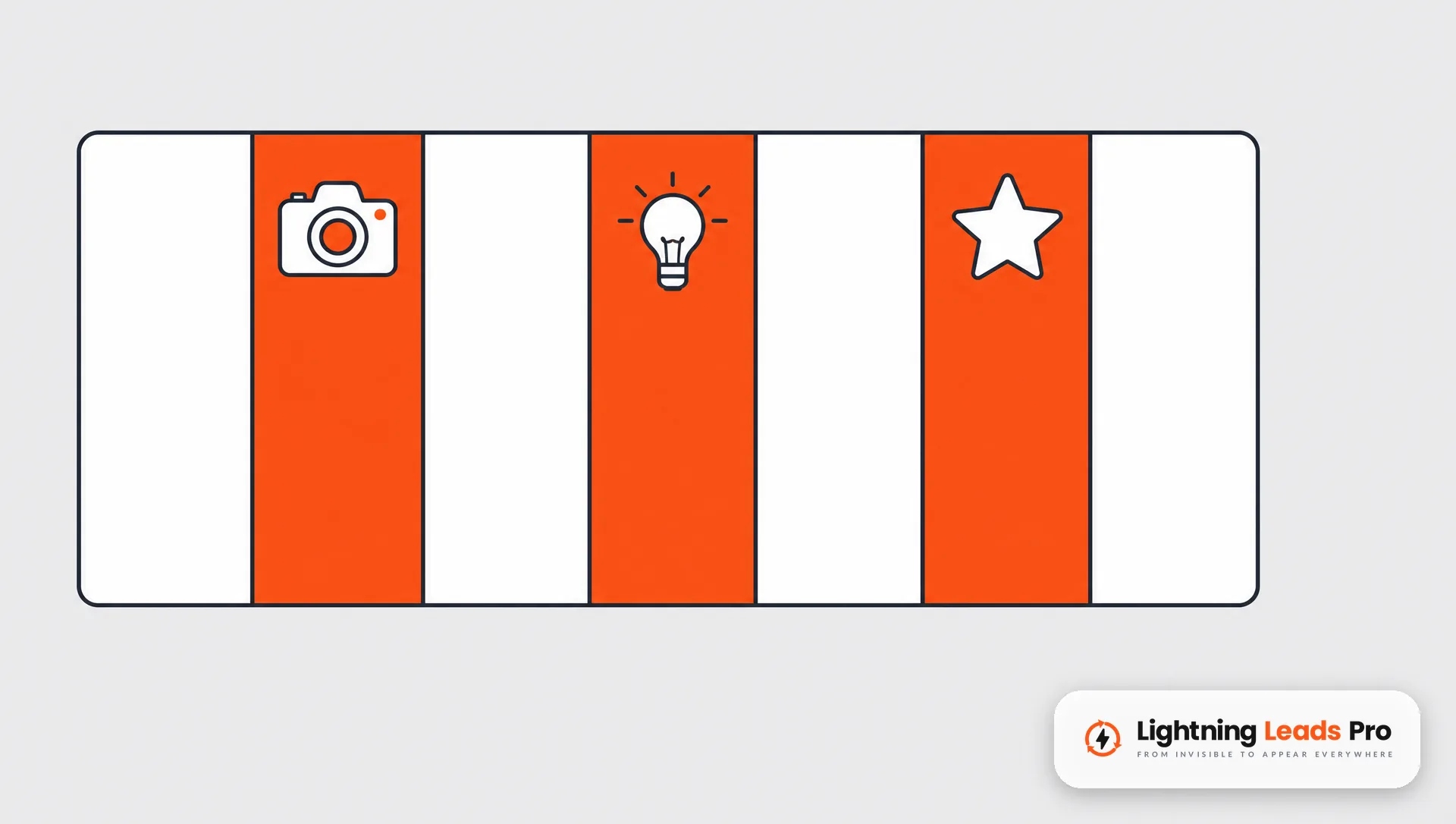Flat graphic of a weekly calendar with three marked days for a photo post, a tip post and a review post